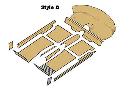 Alfa Romeo Spider (105 Series) Carpet Style A