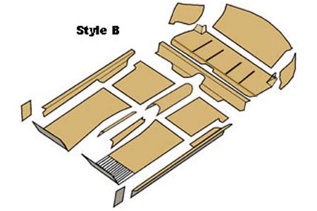 Alfa Romeo Spider (105 Series) Carpet Style B