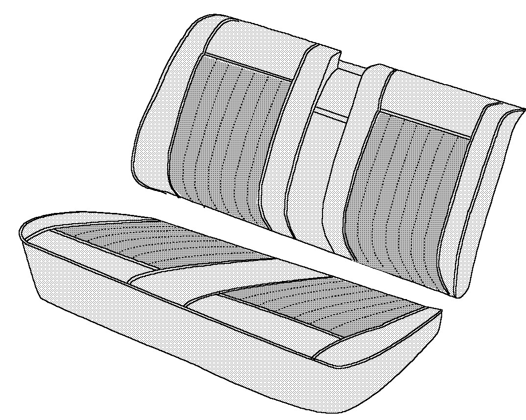 BMW E12 Rear Seats