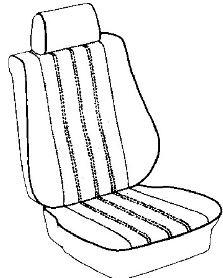 BMW E30 Sedan / Coupe Standard Front Seats