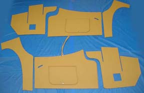 Door, quarter and kick panel kit
