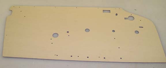 Mercedes W113 Door Panel Board