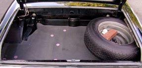 Mercedes W113 Trunk Rubber Mat Set