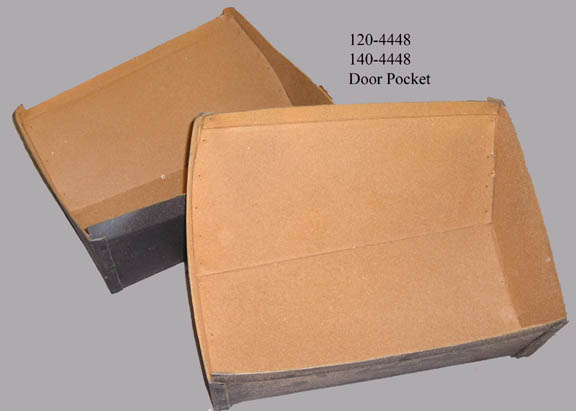 120 or 140 flocked door pocket