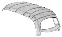 Mercedes W180/W128 Headliner