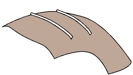 Mercedes W198 300SL Headliner