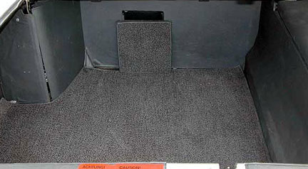 Mercedes W100 Trunk Carpet