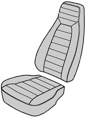 Porsche 911 1977-1984 Front Seats