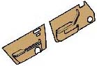 Jaguar Door Panel Set XJ6