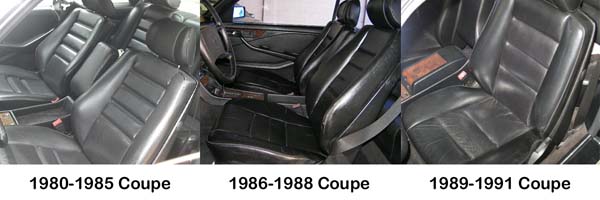Mercedes W126 Coupe Front Seat