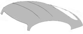 Porsche 356B Headliner