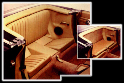 Velour Neu Kofferraummatte Mercedes SLC R107 Coupe 1971-1989 